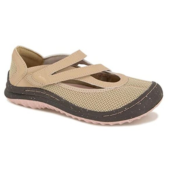 Jambu Shoes - Jambu Faith Plant Based LightTan/Rose Casual Slip-Ons/NIB/6.5M